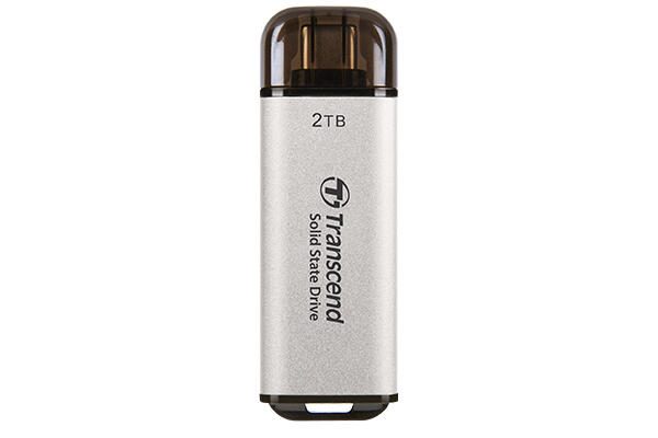 Transcend ESD300 Externe SSD 2 TB, silber