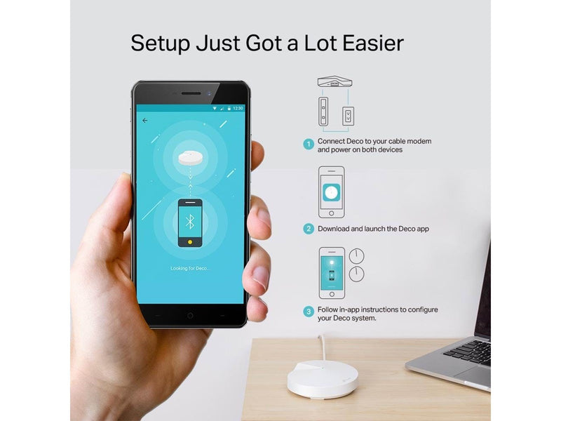 TP-Link Deco M9 Plus (2-pack) AC2200 Smart Home Mesh Wi-Fi System - Mesh router Wi-Fi 5