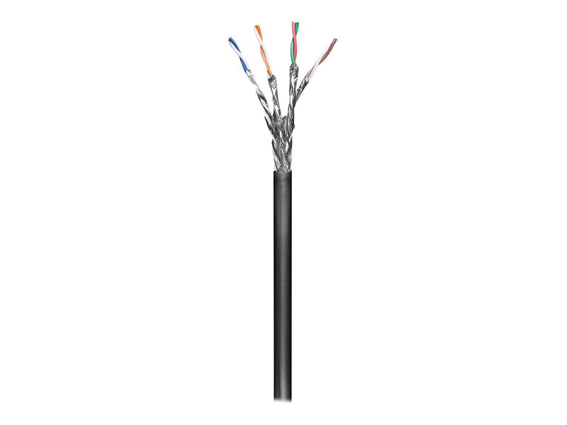 Pro LAN CAT 6 SFTP Outdoor Network Cable 100m - Schwarz - 100 meter