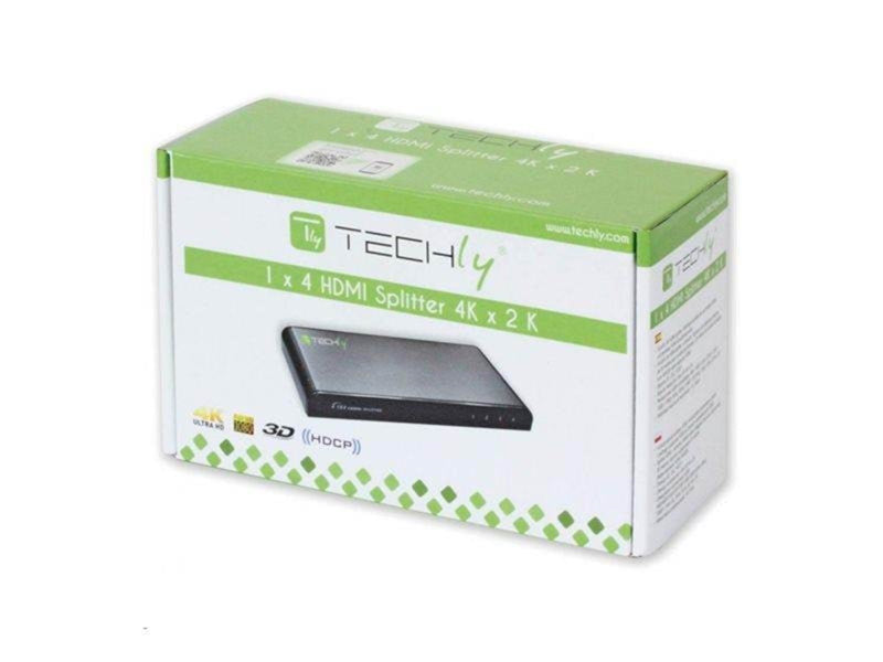 IC INTRACOM techly 1 x 4 HDMI Splitter 4K x 2K