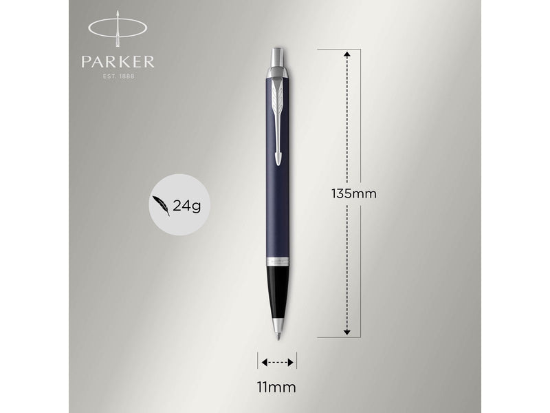 Parker IM Kugelschreiber | Matte Blue | Mittlere Spitze | Blau | Geschenkbox