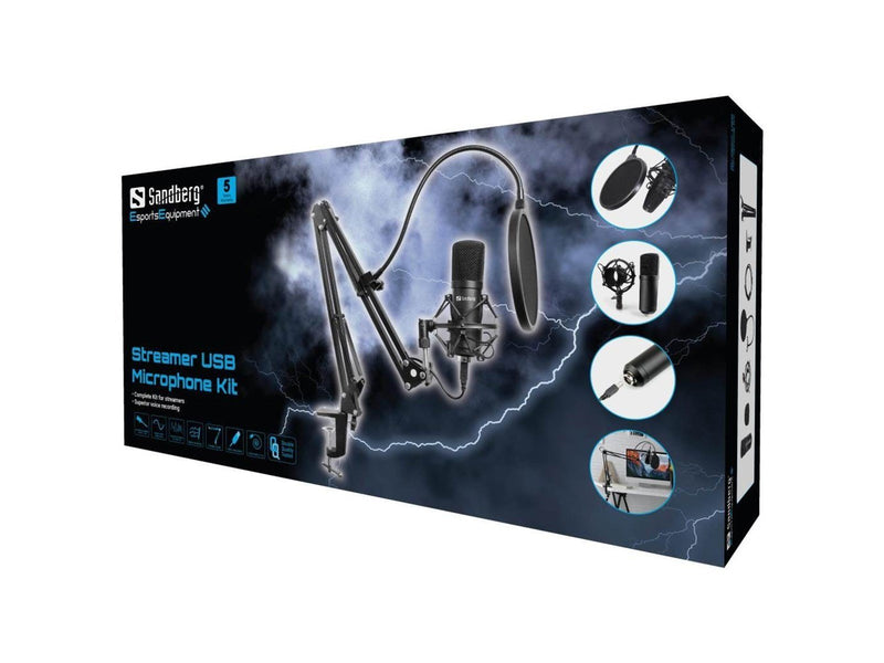 Sandberg Streamer USB Microphone Kit