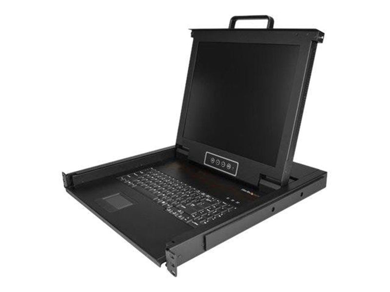 17" StarTech.com Rackmount KVM Console - Single-Port with 17" LCD Monitor - KVM console - 17"