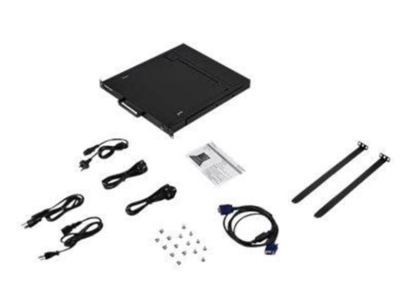 17" StarTech.com Rackmount KVM Console - Single-Port with 17" LCD Monitor - KVM console - 17"