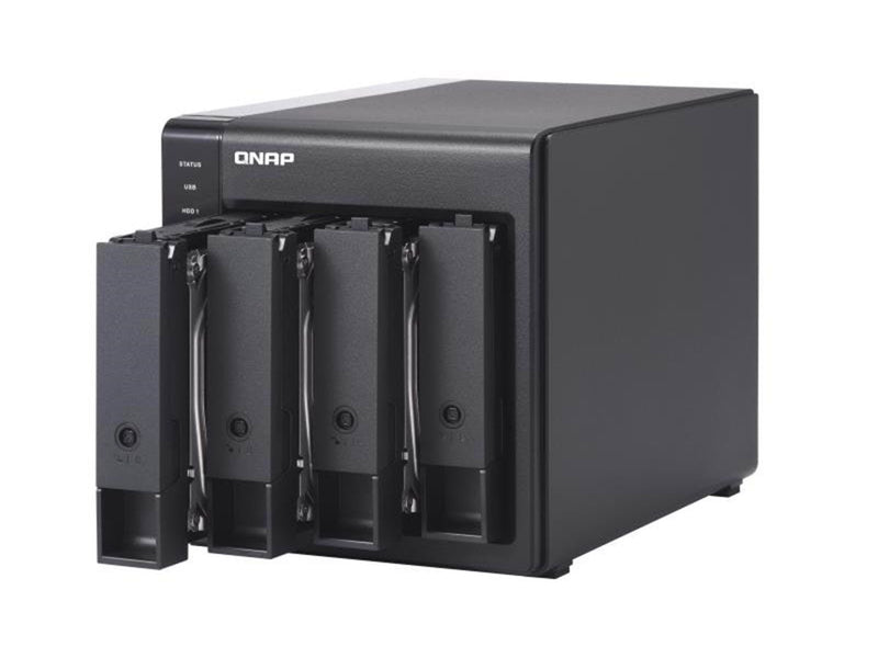 QNAP TR-004 4-Bay USB Type-C Direct Attached Storage with Hardware RAID