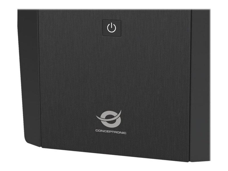 Conceptronics ZEUS03EM UPS 1200VA / 720W HID USB AVR Outputs: (IEC x 3 Schuko x 2)