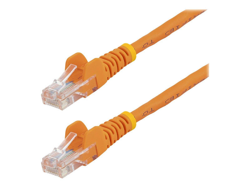 StarTech.com 0.5m Orange Cat5e / Cat 5 Snagless Ethernet Patch Cable 0.5 m - patch cable - 50 cm - orange - Orange - 0.5 meter