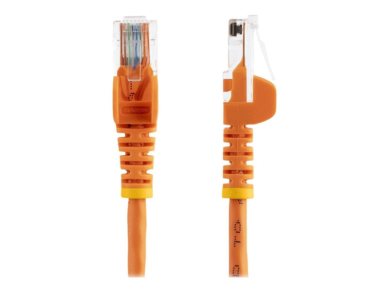 StarTech.com 0.5m Orange Cat5e / Cat 5 Snagless Ethernet Patch Cable 0.5 m - patch cable - 50 cm - orange - Orange - 0.5 meter