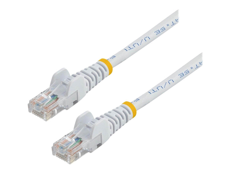 StarTech.com 0.5m White Cat5e / Cat 5 Snagless Ethernet Patch Cable 0.5 m - patch cable - 50 cm - white - Weiß - 0.5 meter