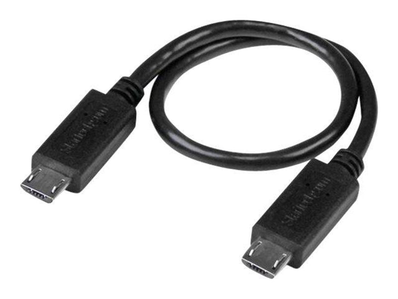 StarTech.com 8in USB OTG Cable Micro USB to Micro USB M/M - USB cable - 20.32 cm