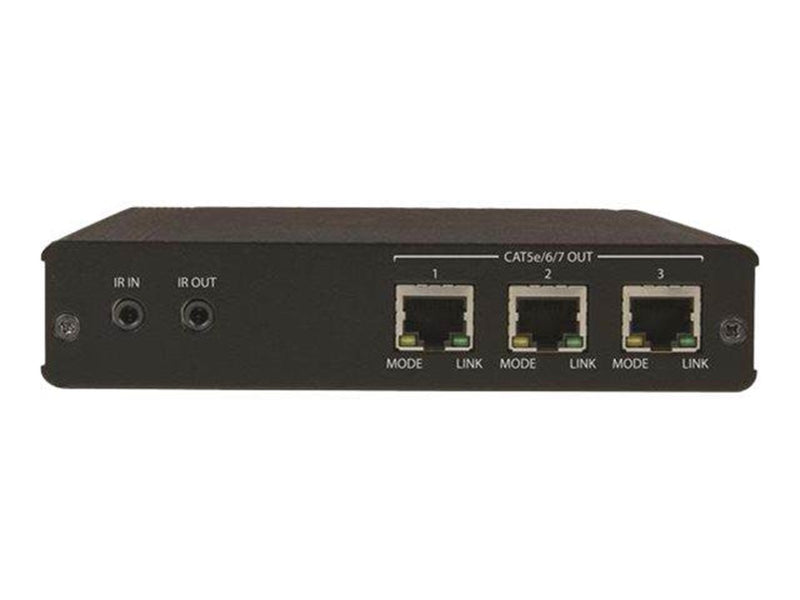 StarTech.com 3-Port HDBaseT Extender Kit w/ Receivers - HDMI over CAT5 - 4K - video/audio extender