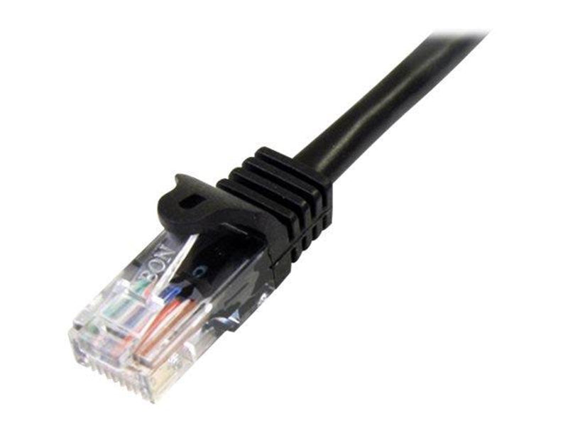 StarTech.com 10m Black Cat5e / Cat 5 Snagless Ethernet Patch Cable 10 m - patch cable - 10 m - black - Schwarz - 10 meter