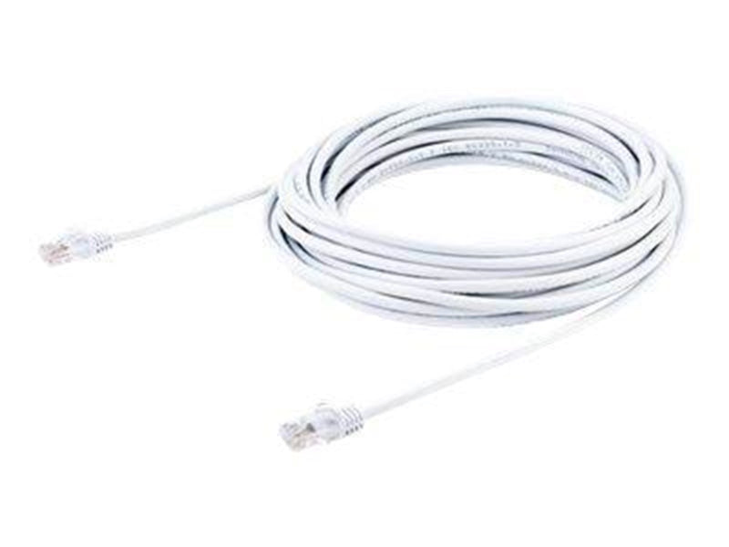 StarTech.com 10m White Cat5e / Cat 5 Snagless Ethernet Patch Cable 10 m - patch cable - 10 m - white - Weiß - 10 meter