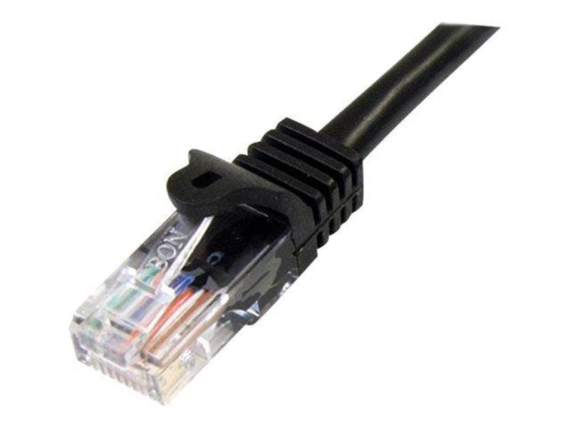 StarTech.com 5m Black Cat5e / Cat 5 Snagless Patch Cable 5 m - patch cable - 5 m - black - Schwarz - 5 meter