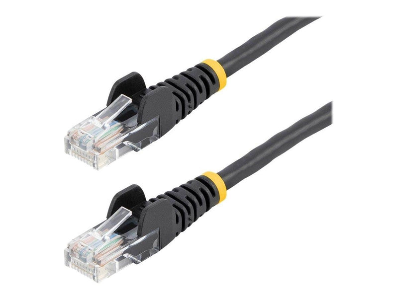 StarTech.com 5m Black Cat5e / Cat 5 Snagless Patch Cable 5 m - patch cable - 5 m - black - Schwarz - 5 meter