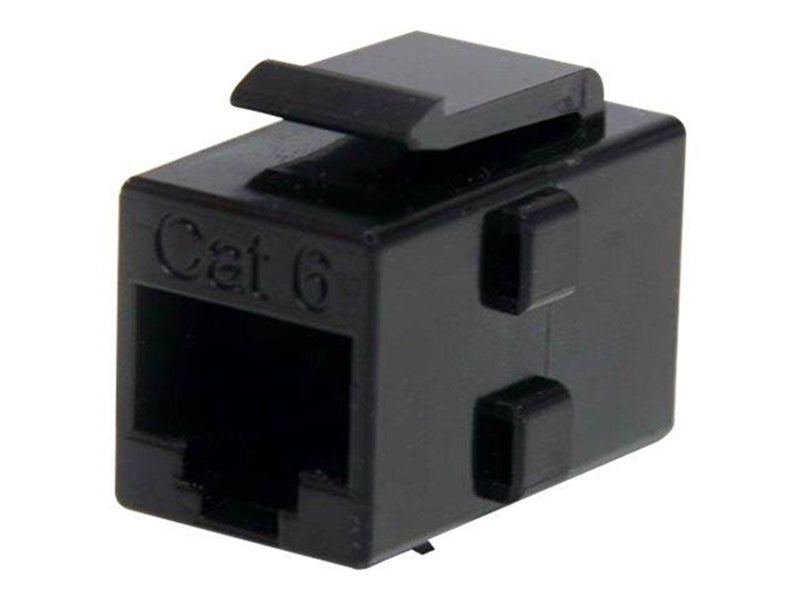 StarTech.com Cat 6 RJ45 Keystone Jack Network Coupler - F/F - network coupler - black - Schwarz