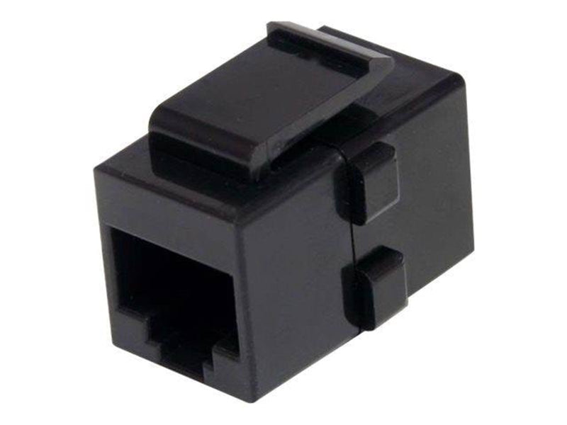 StarTech.com Cat 6 RJ45 Keystone Jack Network Coupler - F/F - network coupler - black - Schwarz