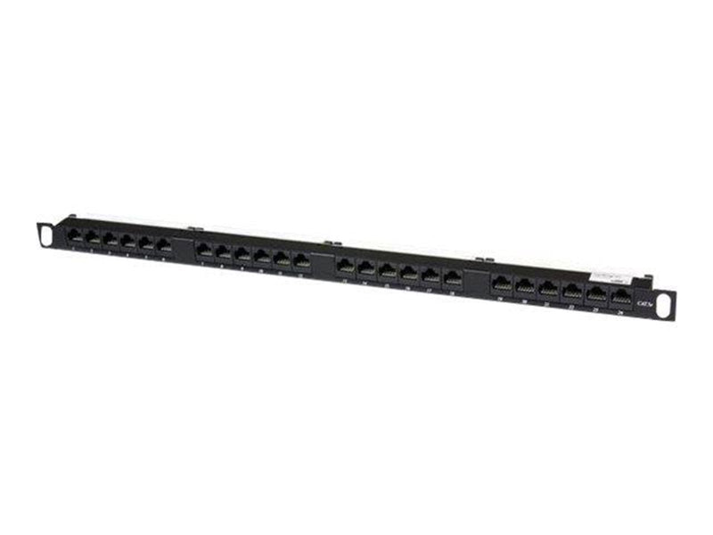 StarTech.com 24 Port 0.5U Cat5e Patch Panel - patch panel