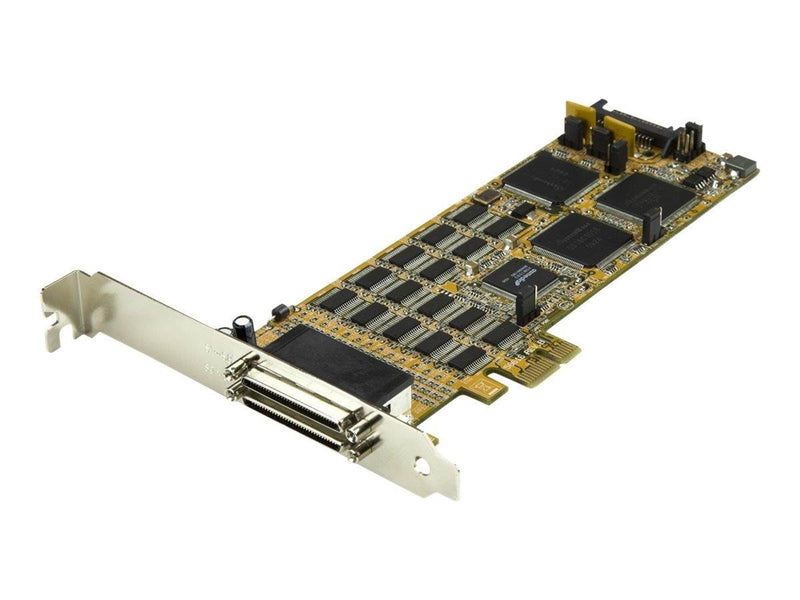 StarTech.com 16 Port PCI Express Serial Card - High-Speed PCIe Serial Card - expansion module