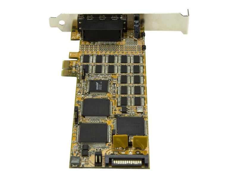 StarTech.com 16 Port PCI Express Serial Card - High-Speed PCIe Serial Card - expansion module