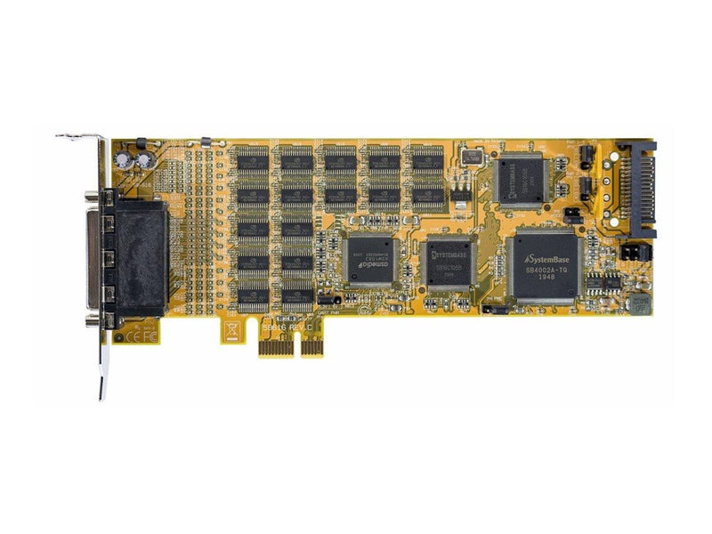 StarTech.com 16 Port PCI Express Serial Card - High-Speed PCIe Serial Card - expansion module