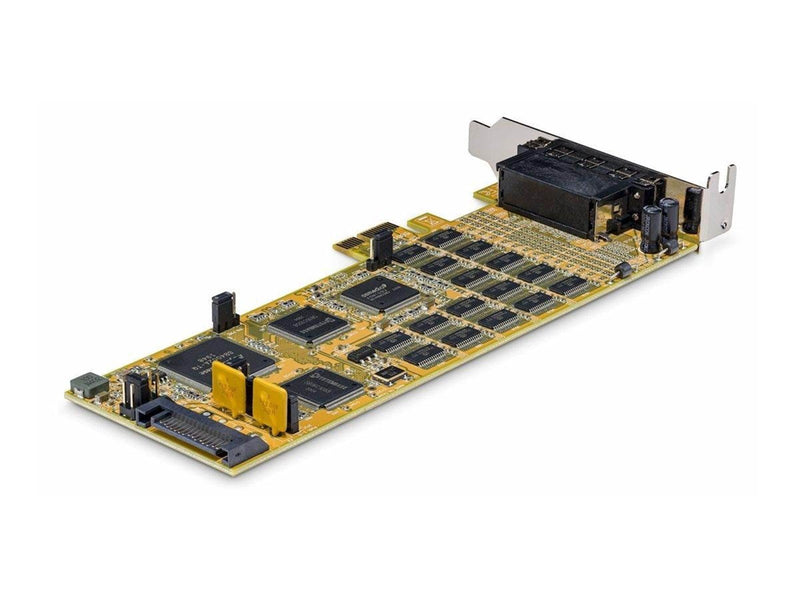 StarTech.com 16 Port PCI Express Serial Card - High-Speed PCIe Serial Card - expansion module