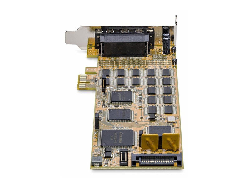 StarTech.com 16 Port PCI Express Serial Card - High-Speed PCIe Serial Card - expansion module