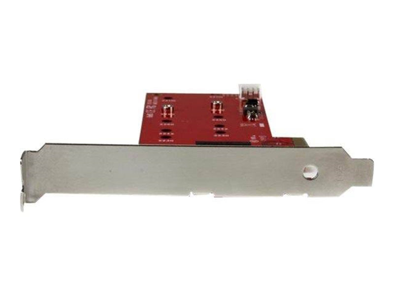 StarTech.com 2x M.2 SATA SSD Controller Card - PCIe M.2 SATA III NGFF Card - storage controller - M.2 Card / SATA 6Gb/s - PCIe 2