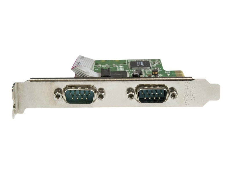 StarTech.com 2-Port PCI Express Serial Card with 16C1050 UART