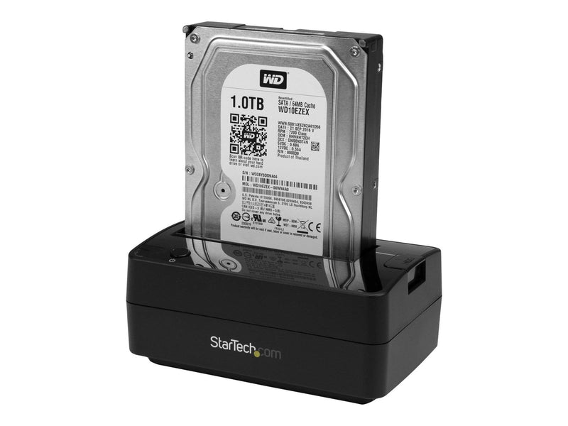 StarTech.com Drive Docking Station for 2.5 / 3.5" SATA Drives - USB 3.1 (USB-A USB-C) or eSATA - HDD docking station - SATA 6Gb/