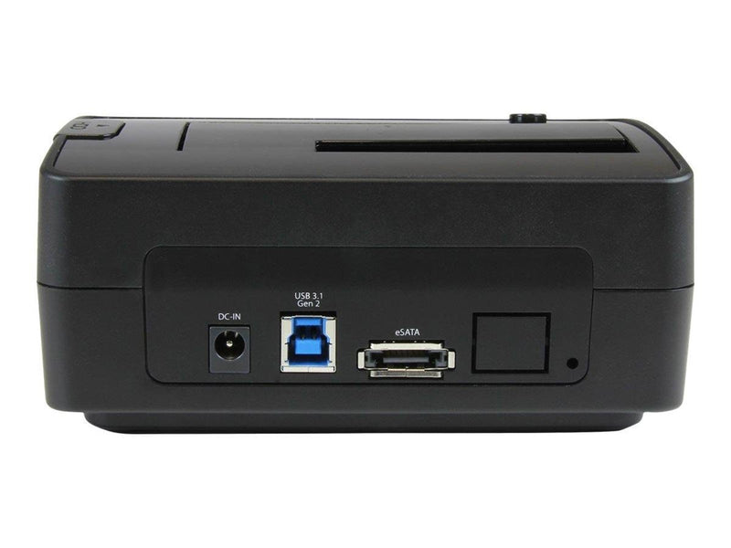 StarTech.com Drive Docking Station for 2.5 / 3.5" SATA Drives - USB 3.1 (USB-A USB-C) or eSATA - HDD docking station - SATA 6Gb/