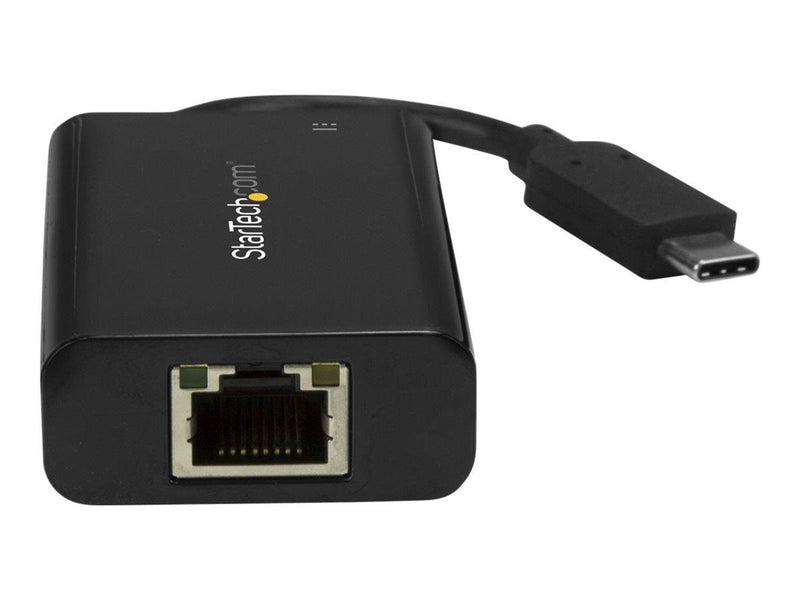 StarTech.com USB-C to Ethernet Adapter w/ PD Charging - USB-C GbE Adapter - network adapter