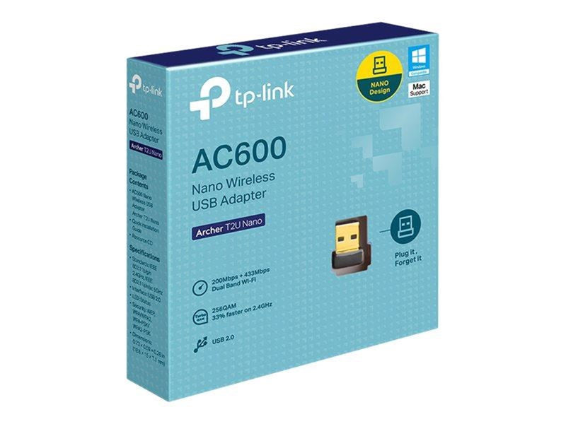 TP-Link Archer T2U Nano AC600 Nano Wireless USB Adapter