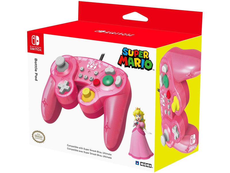 HORI Battle Pad (Peach) - Wired Controller - Nintendo Switch