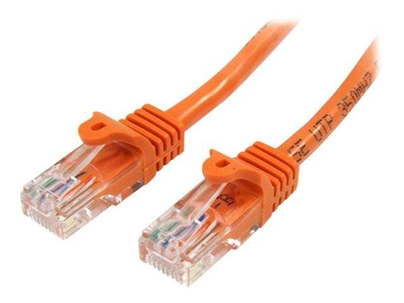 StarTech.com 7m Orange Cat5e / Cat 5 Snagless Ethernet Patch Cable 7 m - patch cable - 7 m - orange - Orange - 7 meter