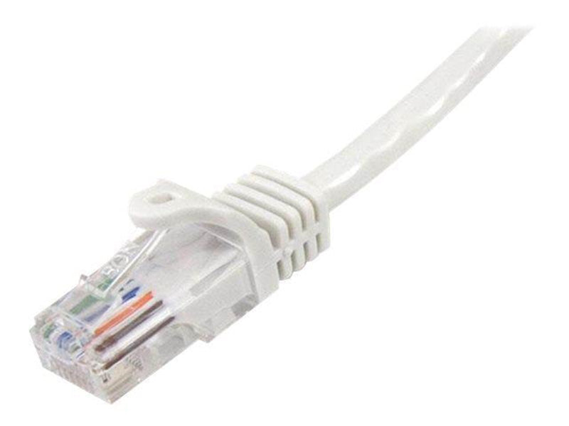 StarTech.com 7m White Cat5e / Cat 5 Snagless Ethernet Patch Cable 7 m - patch cable - 7 m - white - Weiß - 7 meter
