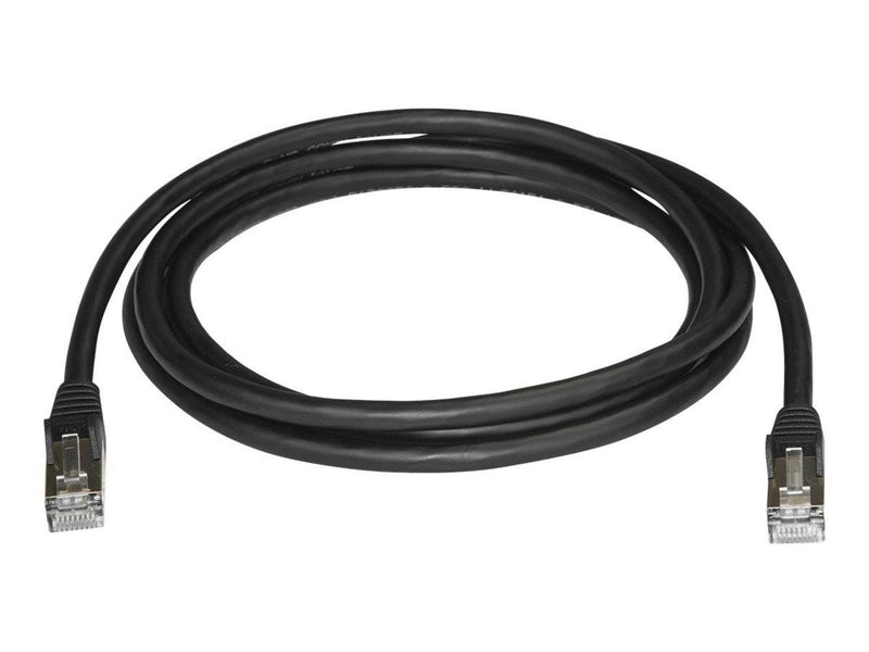 StarTech.com 2m Black Cat6a / Cat 6a Shielded Ethernet Patch Cable 2 m - patch cable - 2 m - black - Schwarz - 2 meter