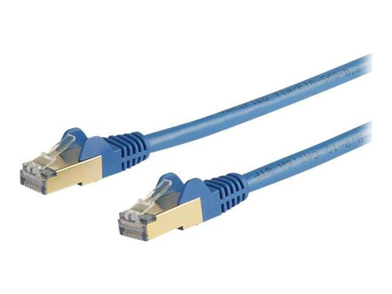 StarTech.com 2m Blue Cat6a / Cat 6a Shielded Ethernet Patch Cable 2 m - patch cable - 2 m - blue - Blau - 2 meter