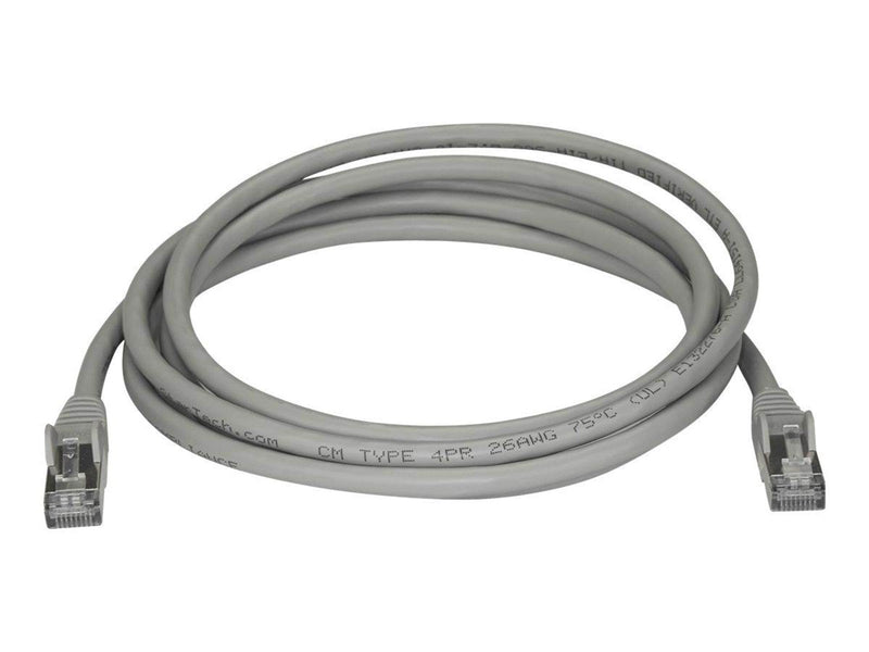 StarTech.com 2m Gray Cat6a / Cat 6a Shielded Ethernet Patch Cable 2 m - patch cable - 2 m - grey - Grau - 2 meter