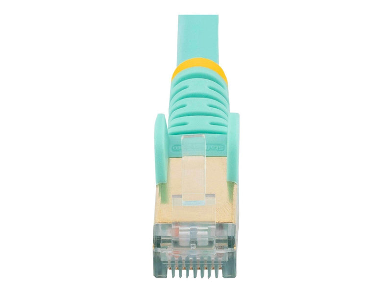 StarTech.com 3m Aqua Cat6a / Cat 6a Shielded Ethernet Patch Cable 3 m - patch cable - 3 m - aqua - Grün - 3 meter