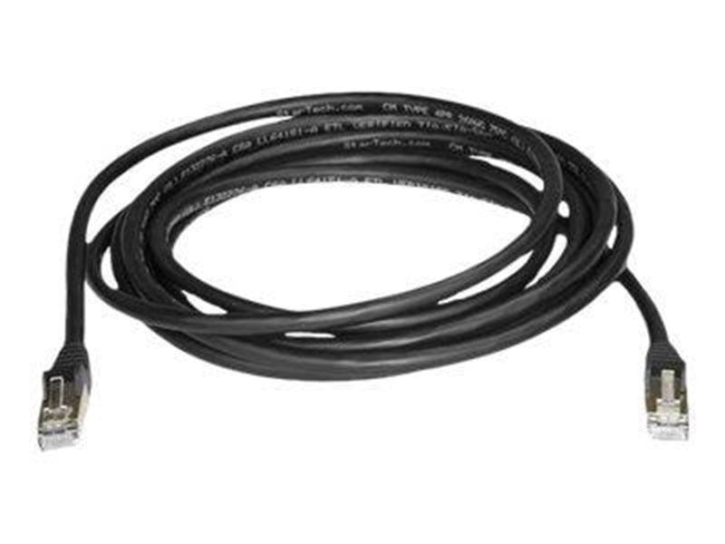 StarTech.com 3m Black Cat6a / Cat 6a Shielded Ethernet Patch Cable 3 m - patch cable - 3 m - black - 3 meter