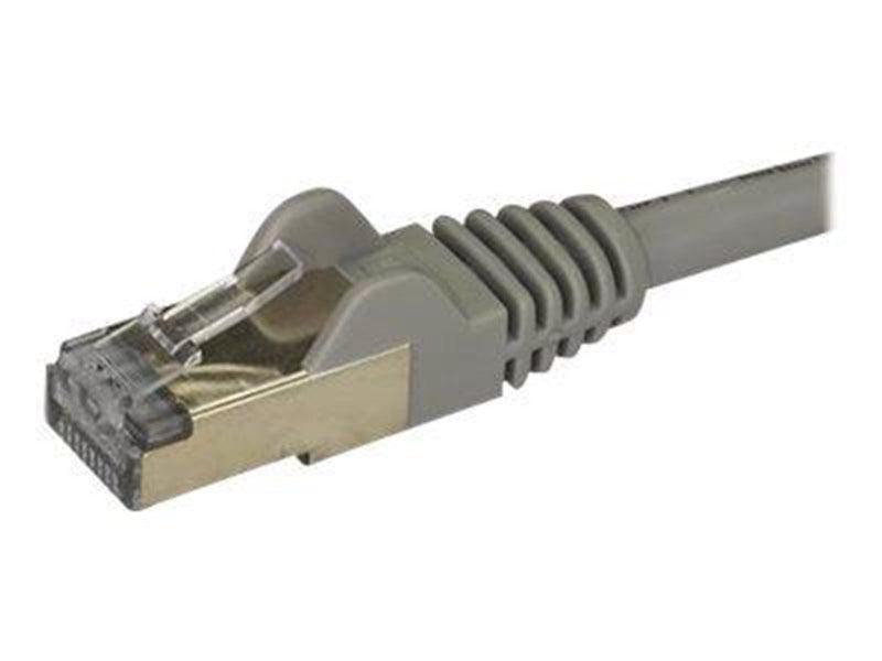 StarTech.com 3m Gray Cat6a / Cat 6a Shielded Ethernet Patch Cable 3 m - patch cable - 3 m - grey - Grau - 3 meter