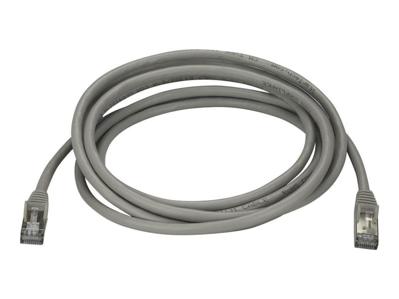 StarTech.com 3m Gray Cat6a / Cat 6a Shielded Ethernet Patch Cable 3 m - patch cable - 3 m - grey - Grau - 3 meter