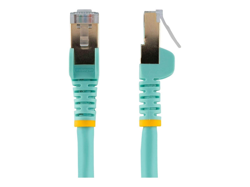 StarTech.com 0.5m Aqua Cat6a / Cat 6a Shielded Ethernet Patch Cable 0.5 m - patch cable - 50 cm - aqua - 0.5 meter