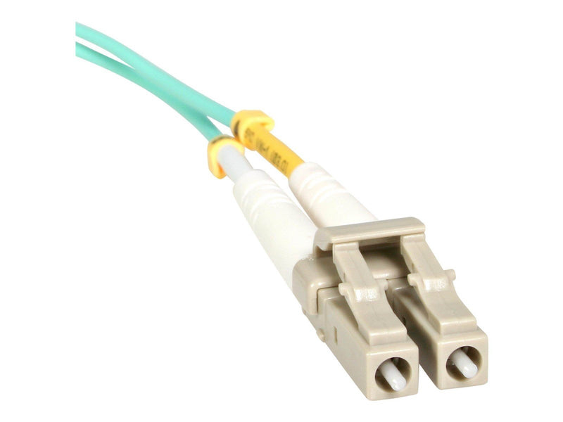 StarTech.com 1m LC Fiber Optic Cable - 10 Gb Aqua - MM Duplex 50/125 - LSZH - patch cable - 1 m - aqua - Blau - 1 meter