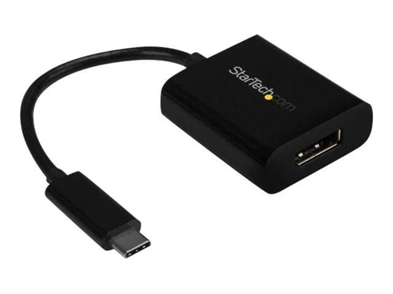 StarTech.com USB C to DisplayPort Adapter - USB Type-C to DP Adapter - 4K - external video adapter - black