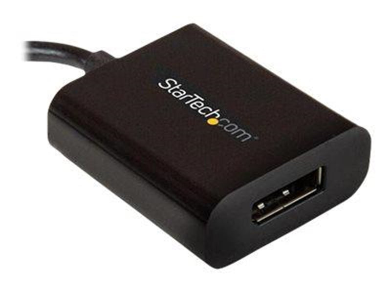 StarTech.com USB C to DisplayPort Adapter - USB Type-C to DP Adapter - 4K - external video adapter - black