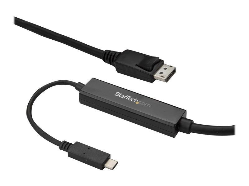 StarTech.com 3 m (10 ft.) USB-C to DisplayPort Cable - 4K 60Hz - Black - external video adapter - STM32F072CBU6