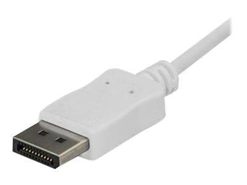 StarTech.com 6 ft / 1.8m USB C to DisplayPort Cable - 4K 60Hz - White - external video adapter - STM32F072CBU6