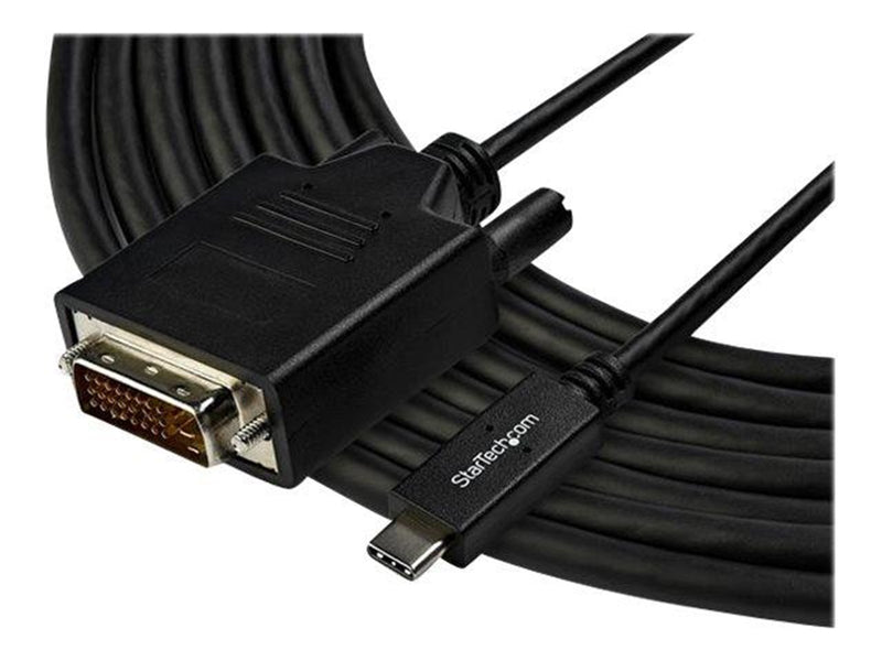 StarTech.com 3 m (10 ft.) USB-C to DVI Cable - 1920 x 1200 - Black - external video adapter